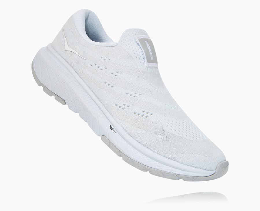 Zapatos Para Caminar Hoka One One Mujer Blancos - Cavu 3 Slip - BXKL26810